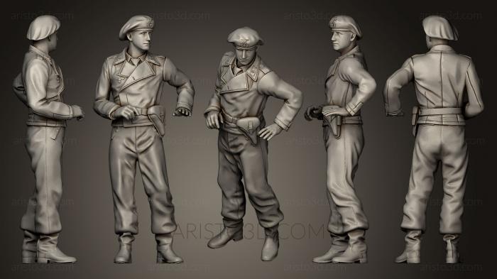 Military figurines (STKW_0091) 3D model for CNC machine